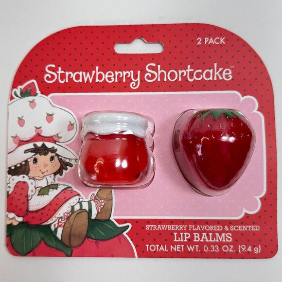 Taste Beauty Other - Taste Beauty Strawberry Shortcake Lip Balms 2 Strawberry Flavored Lip Balms